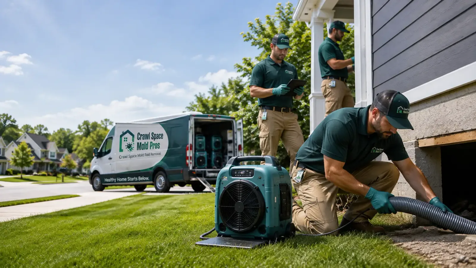 Crawl Space Mold Removal in Rosenberg, TX